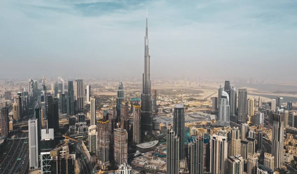 Cityscape view of Dubai