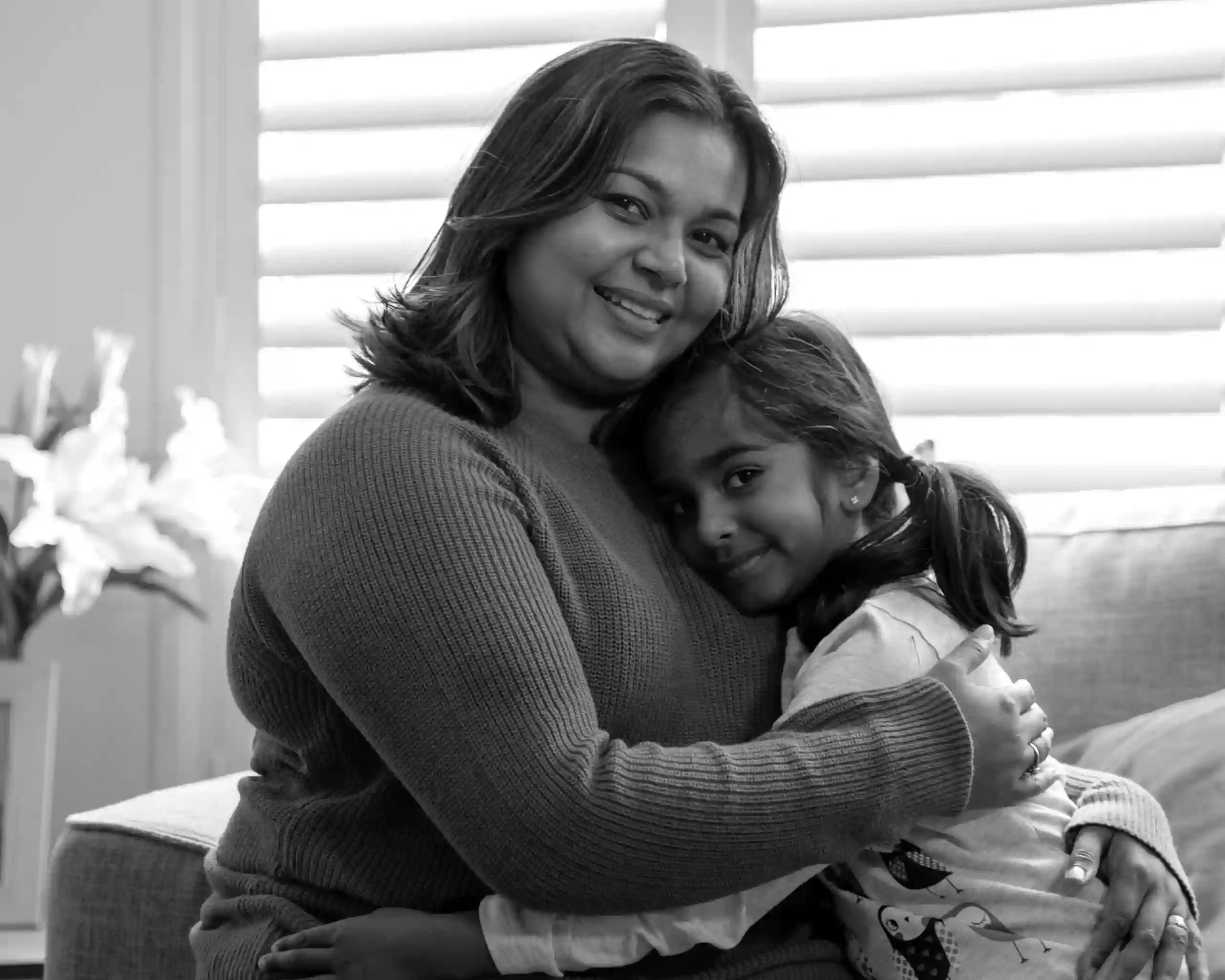 Swinburne Online student, Buddhini with child