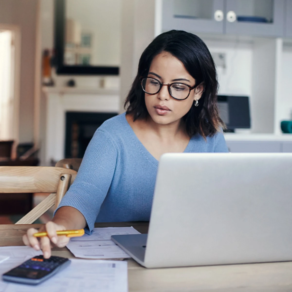 woman-checking-on-updates