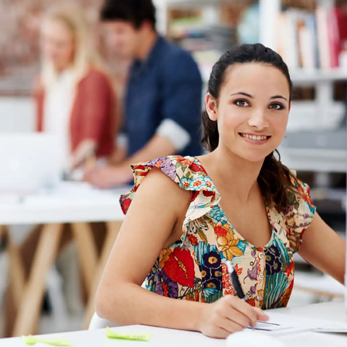 Online student writing notes